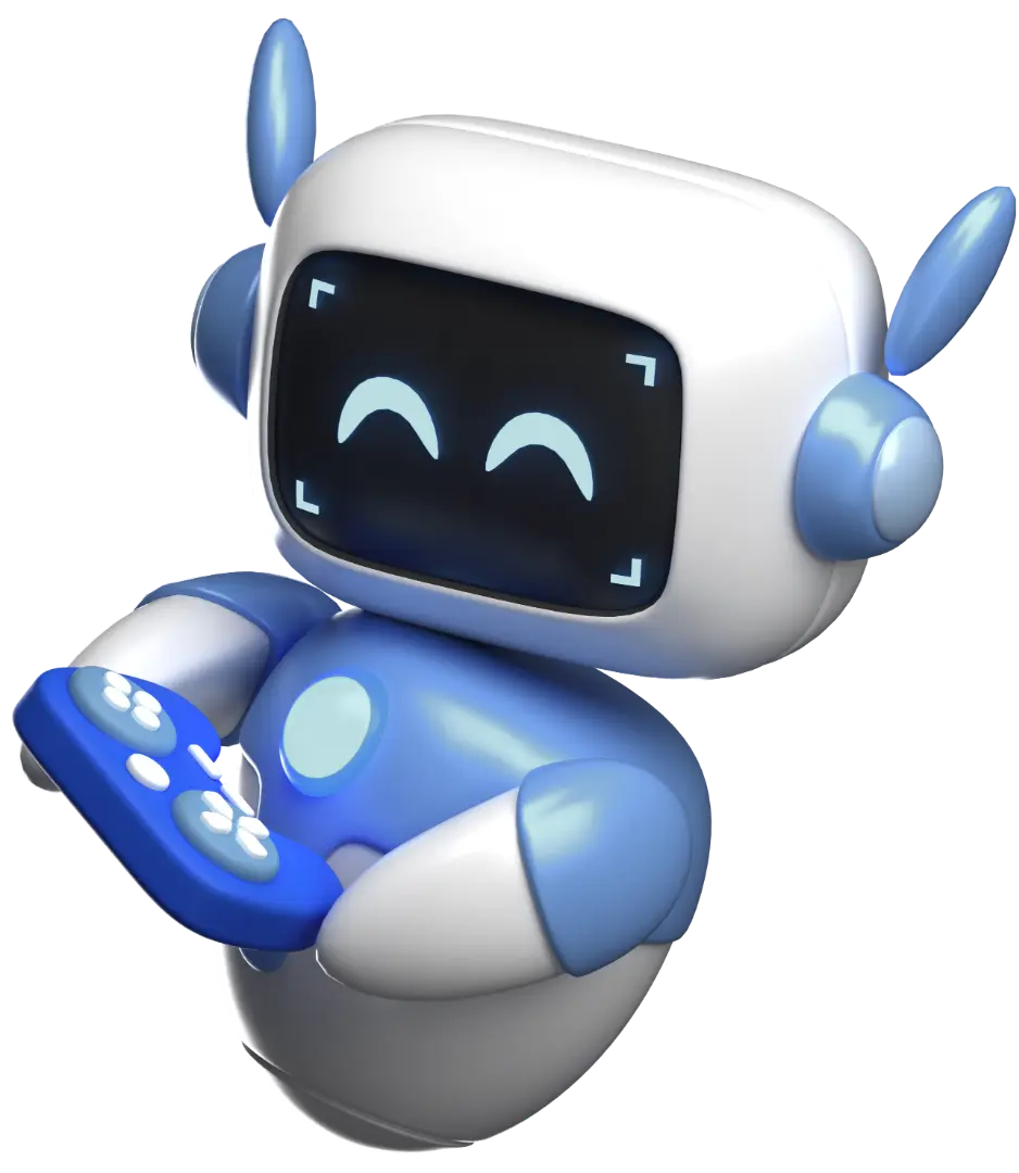 Gaming Robot closed to gaming gold controller